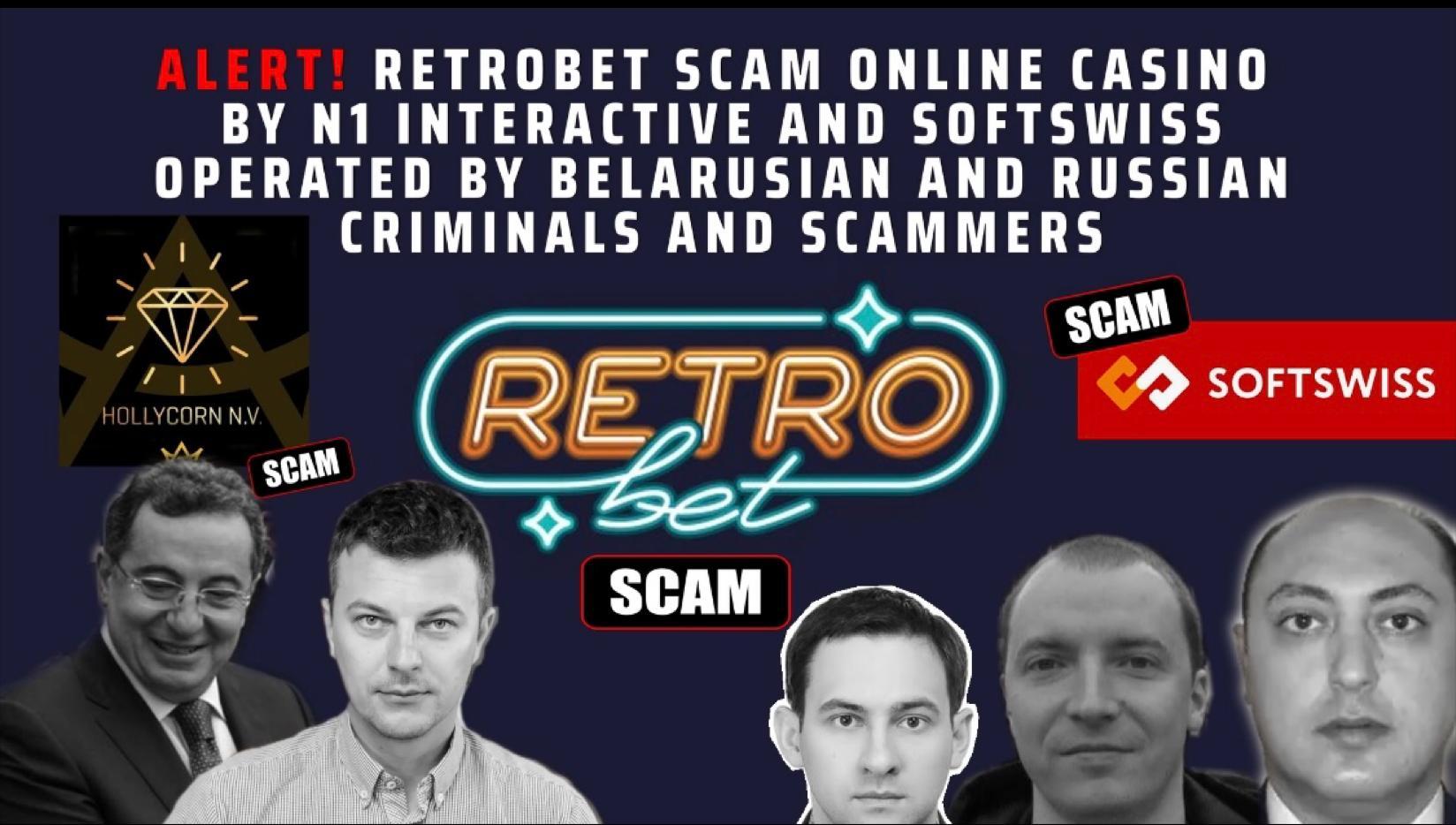 Fraud alert - Cybercrime Retro bet Casino scam online casino