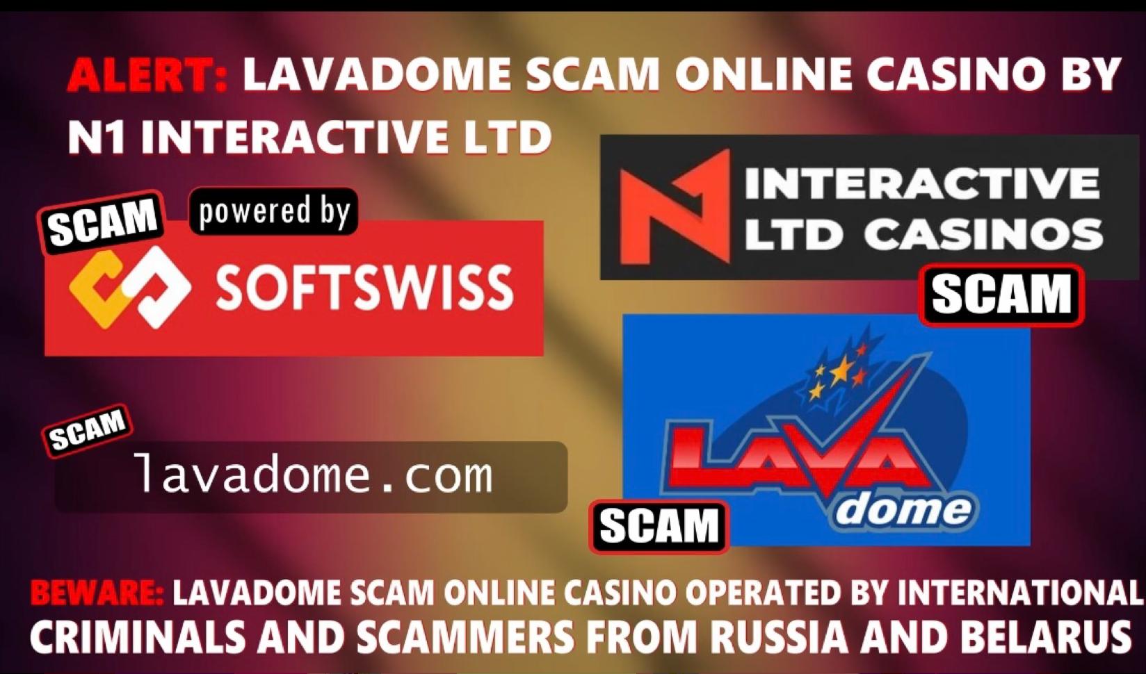 Lavadome Casino Scam-Softswiss-N1 Interactive-Roland Yakovlevich Isaev-Paata Gamgoneishvili-Ivan Montik-Pavel Kashuba-Dmitry Yaikov